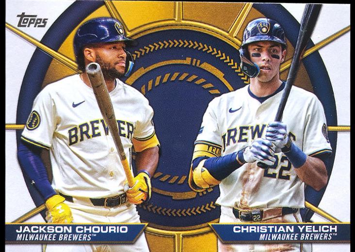 2025 Topps Dynamic Duo Jackson Chourio / Christian Yelich #DD-18 card