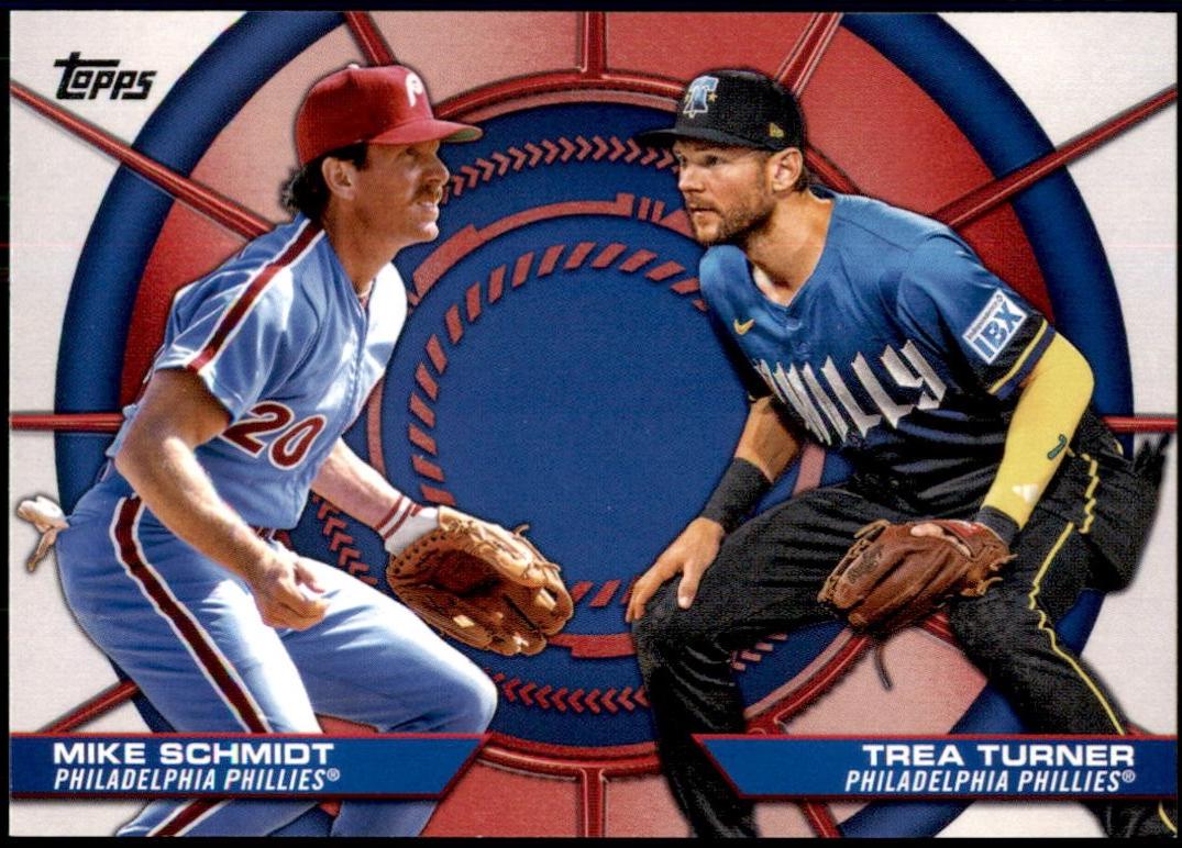 2025 Topps Dynamic Duo Mike Schmidt / Trea Turner #DD-12 card