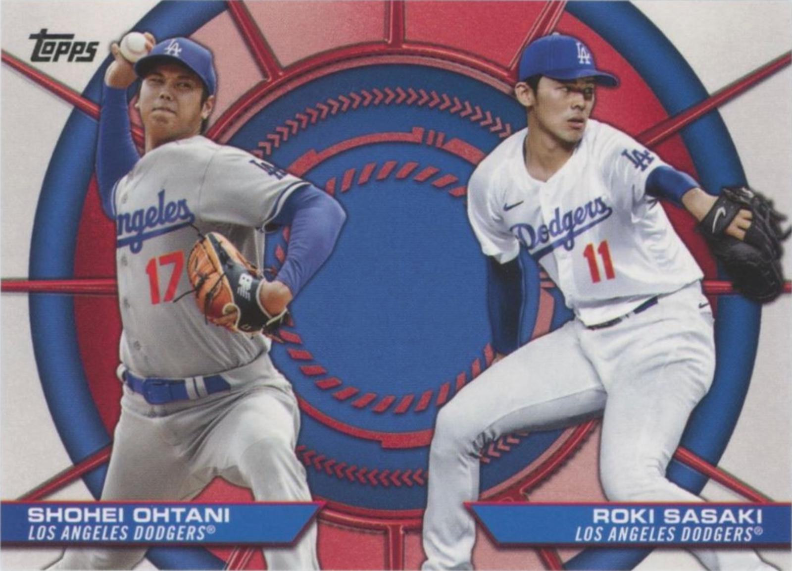 2025 Topps Dynamic Duo Shohei Ohtani / Roki Sasaki #DD-15 card