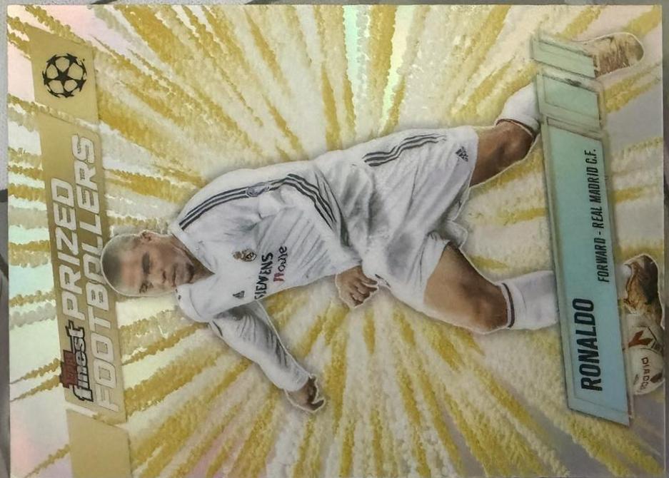 2025 Topps Finest UEFA Prized Footballers Ronaldo [Fusion Variation] #PFF-18 card