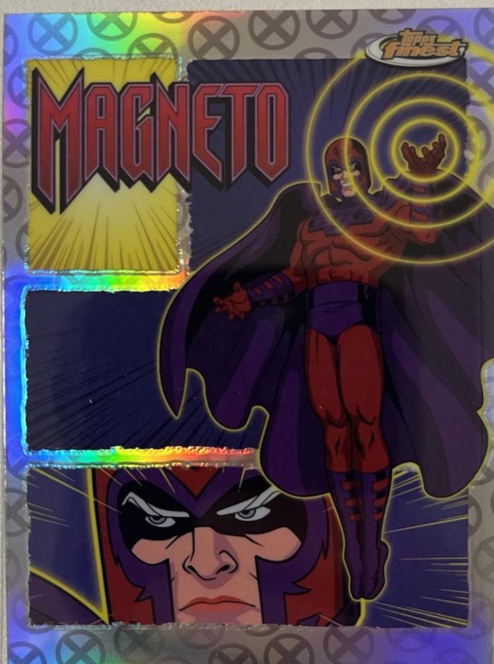 2025 Topps Finest X-Men '97 Remember It Magneto #RI-9 card