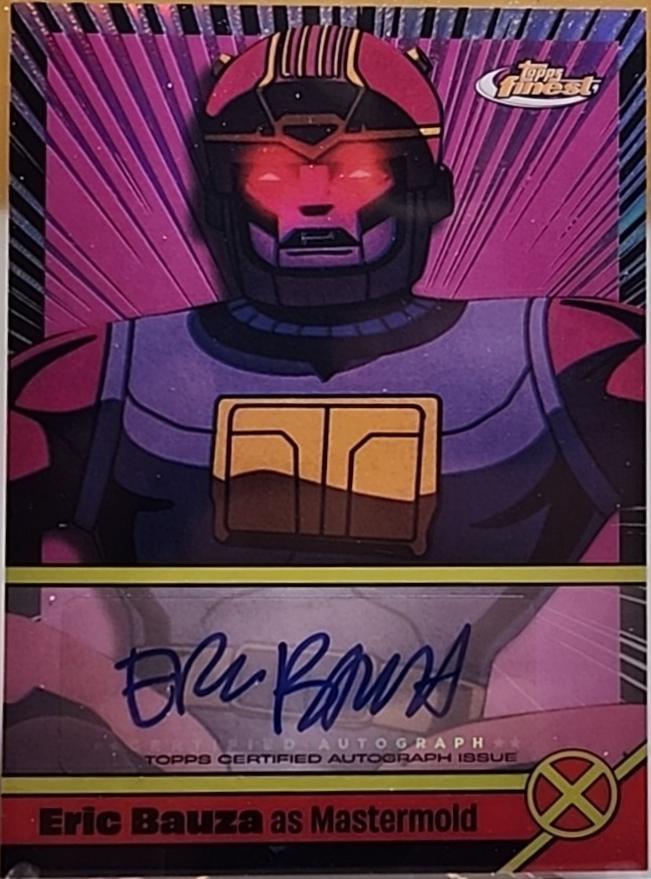 2025 Topps Finest X-Men '97 Voice Actor Autograph Variation Master Mold #VA-EB card