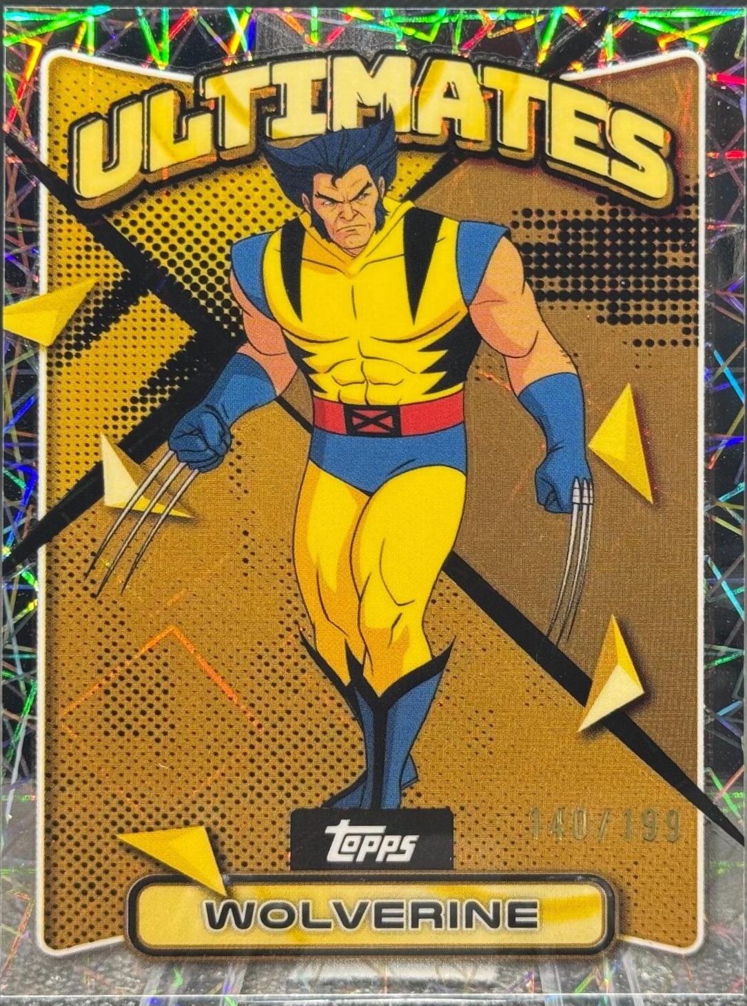 2025 Topps Finest X-Men '97 Wolverine [Laser Refractor] #79 card