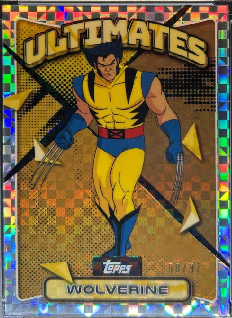 2025 Topps Finest X-Men '97 Wolverine [X-Fractor] #79 card