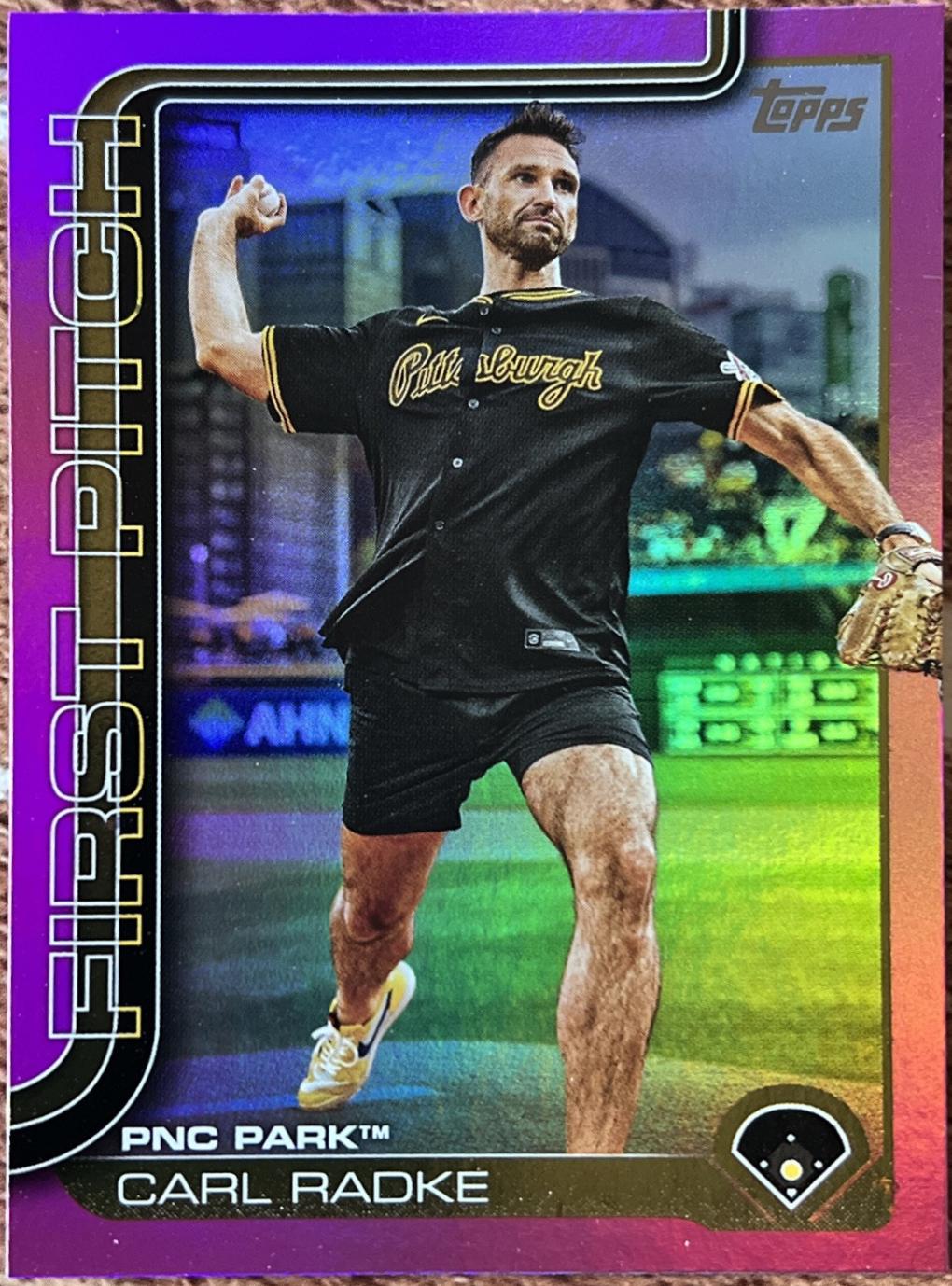 2025 Topps First Pitch Carl Radke [Pink] #FP-6 card
