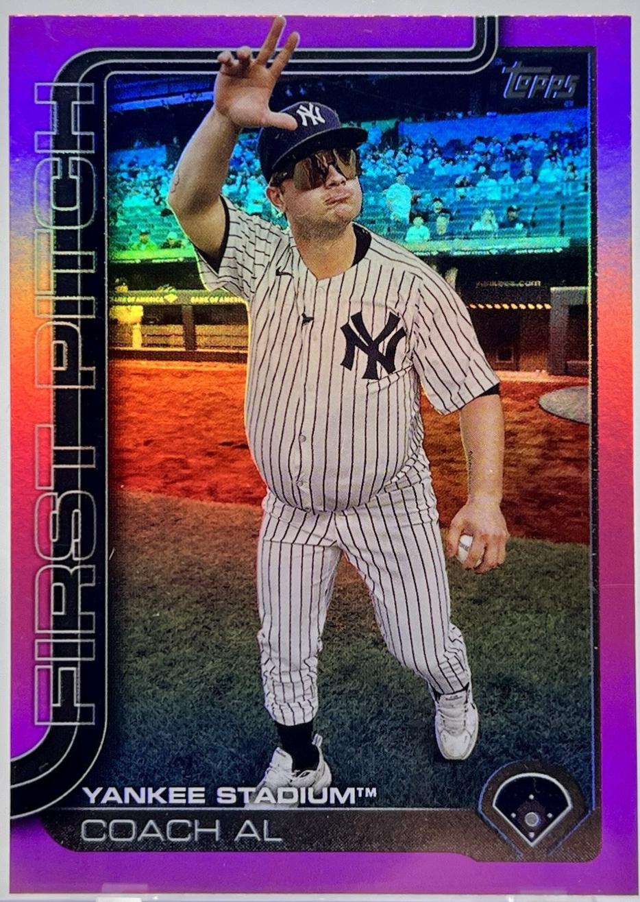2025 Topps First Pitch Coach Al [Pink] #FP-4 card