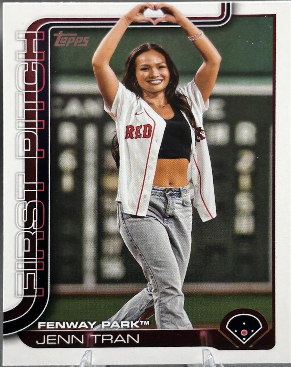 2025 Topps First Pitch Jenn Tran #FP2-4 card