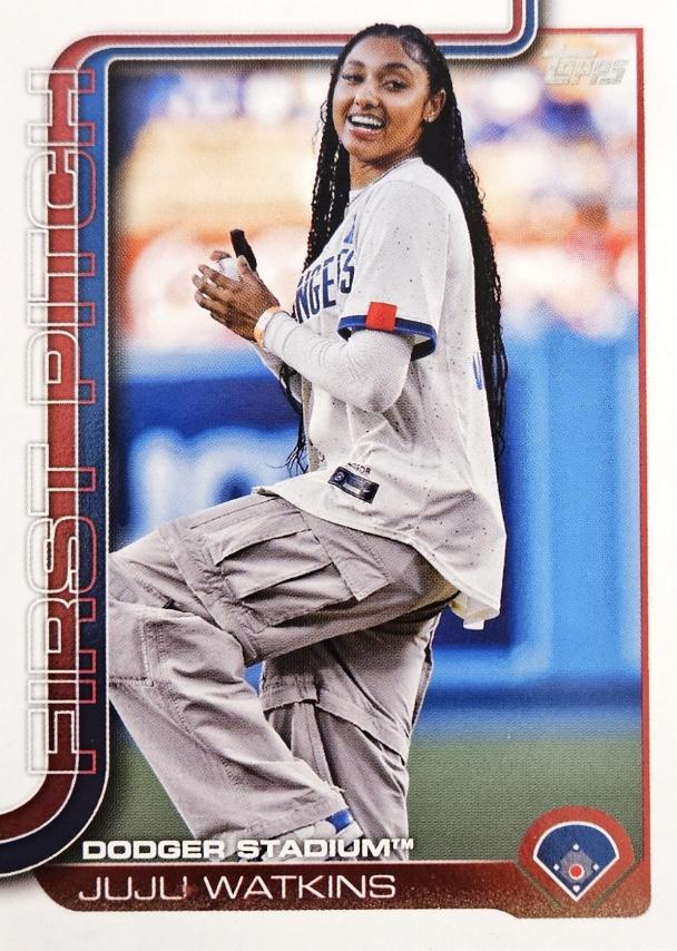 2025 Topps First Pitch Juju Watkins #FP-3 card