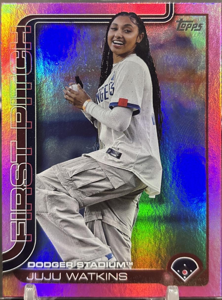 2025 Topps First Pitch Juju Watkins [Pink] #FP-3 card