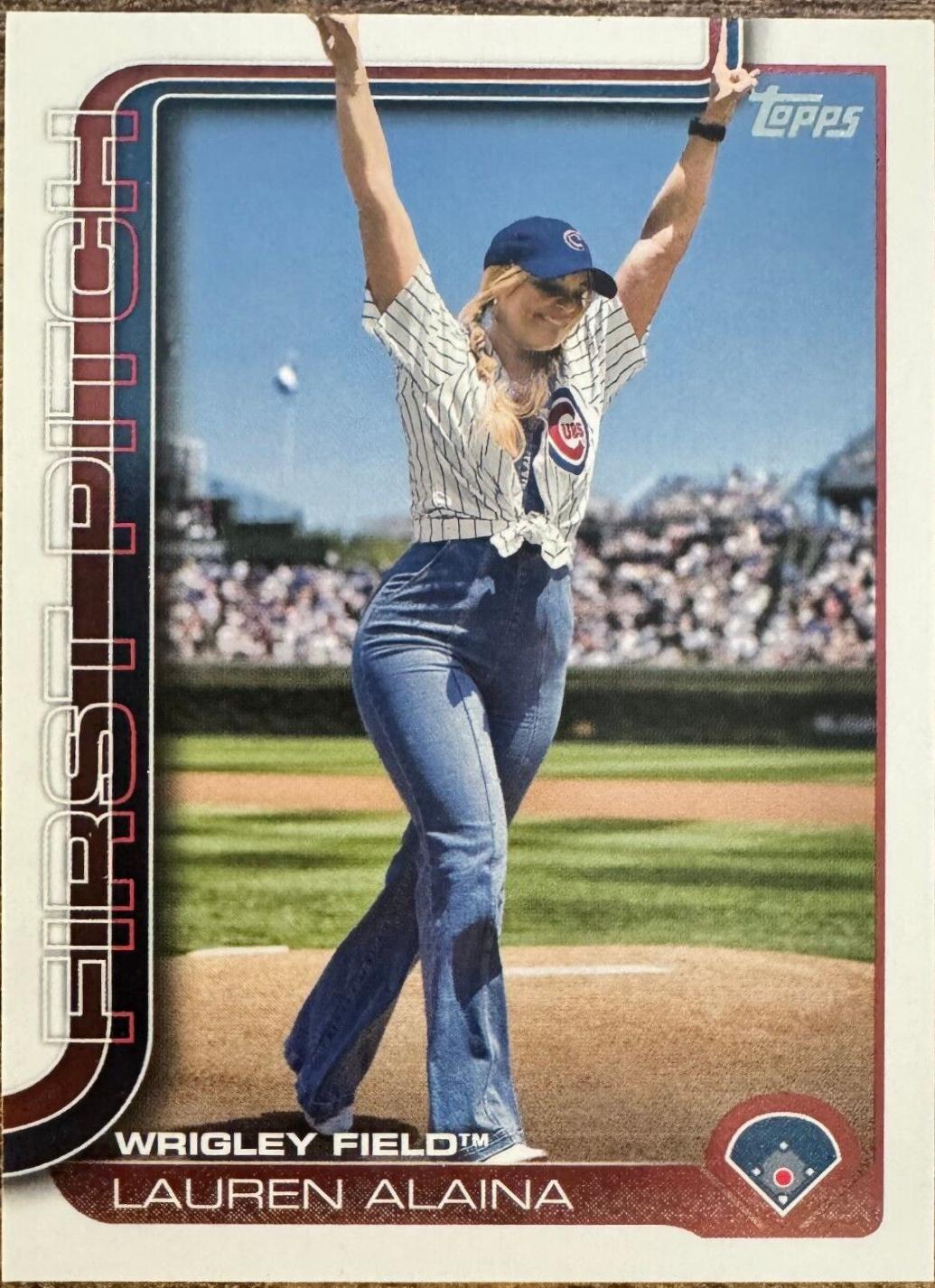 2025 Topps First Pitch Lauren Alaina #FP-9 card