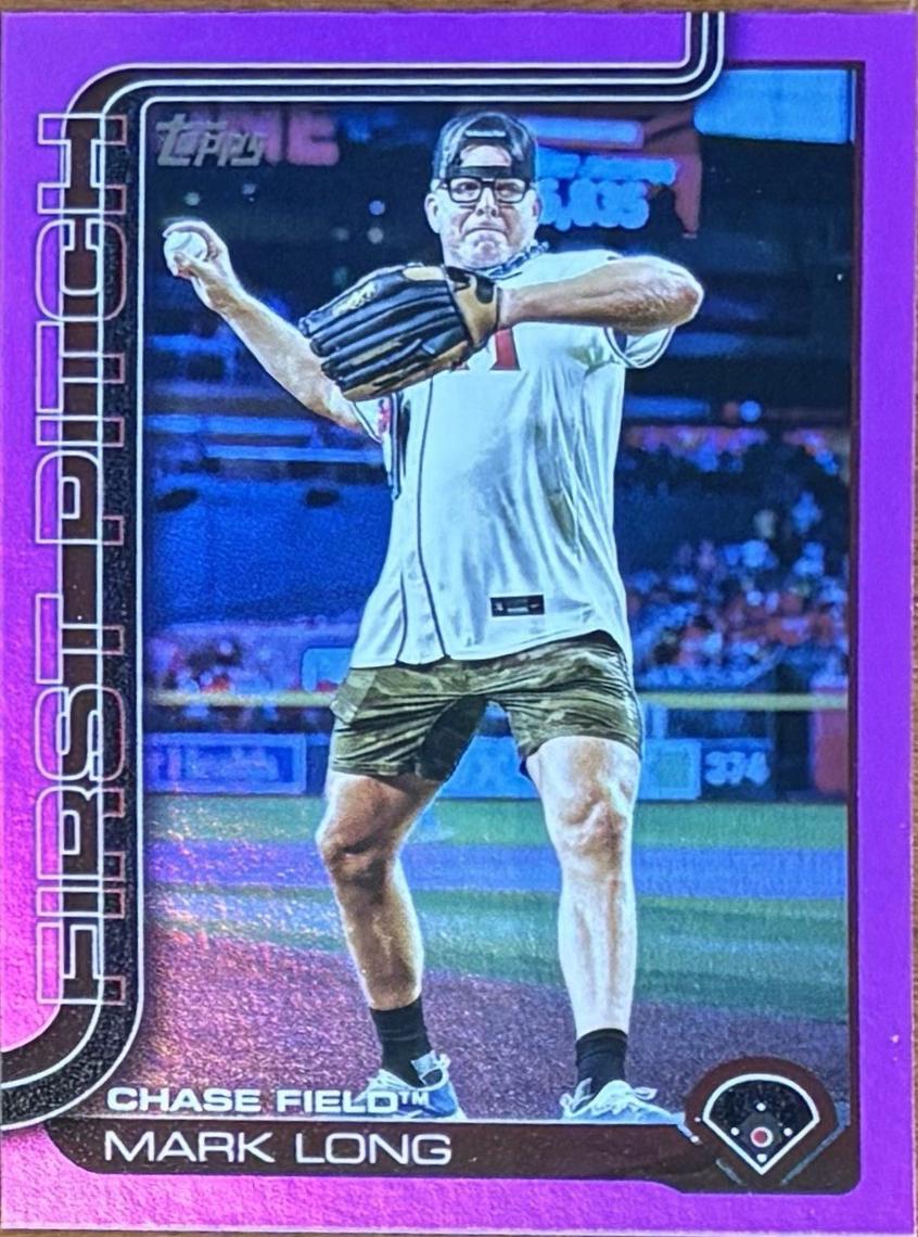 2025 Topps First Pitch Mark Long [Pink Foil] #FP2-5 card