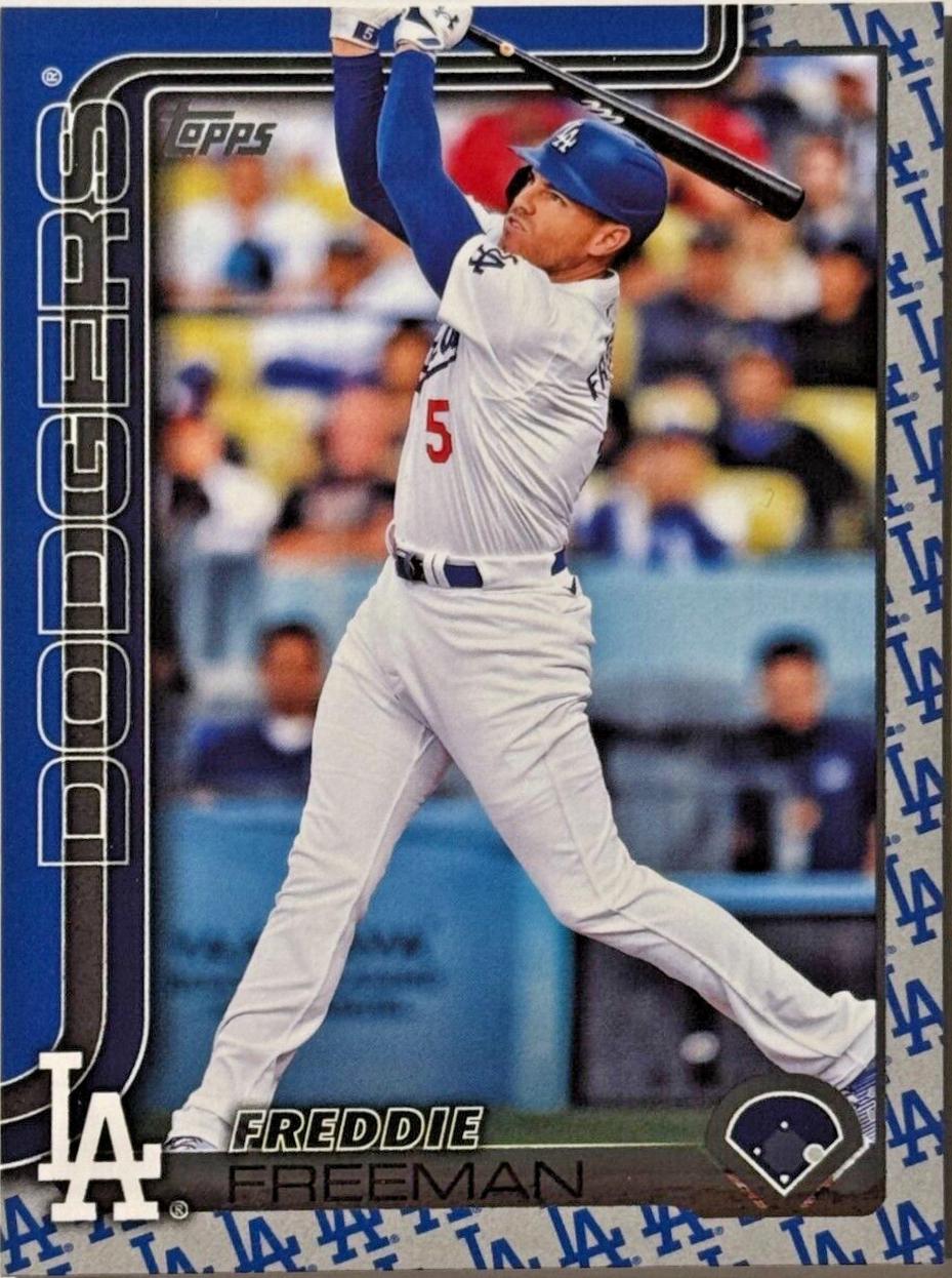 2025 Topps Freddie Freeman [Dancing Dodgers Variation] #239 card
