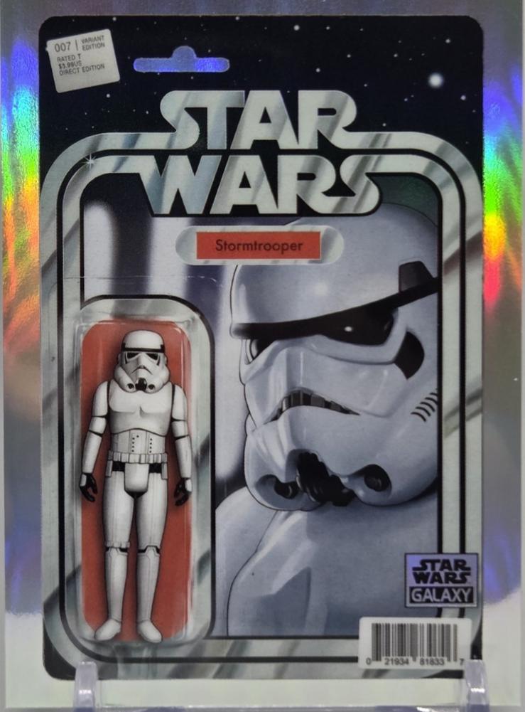 2025 Topps Galaxy Chrome ComicFractor Stormtrooper #VC-13 card