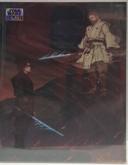 2025 Topps Galaxy Chrome Duel on Mustafar A Fiery Conclusion [Wave] #DOM-15 card