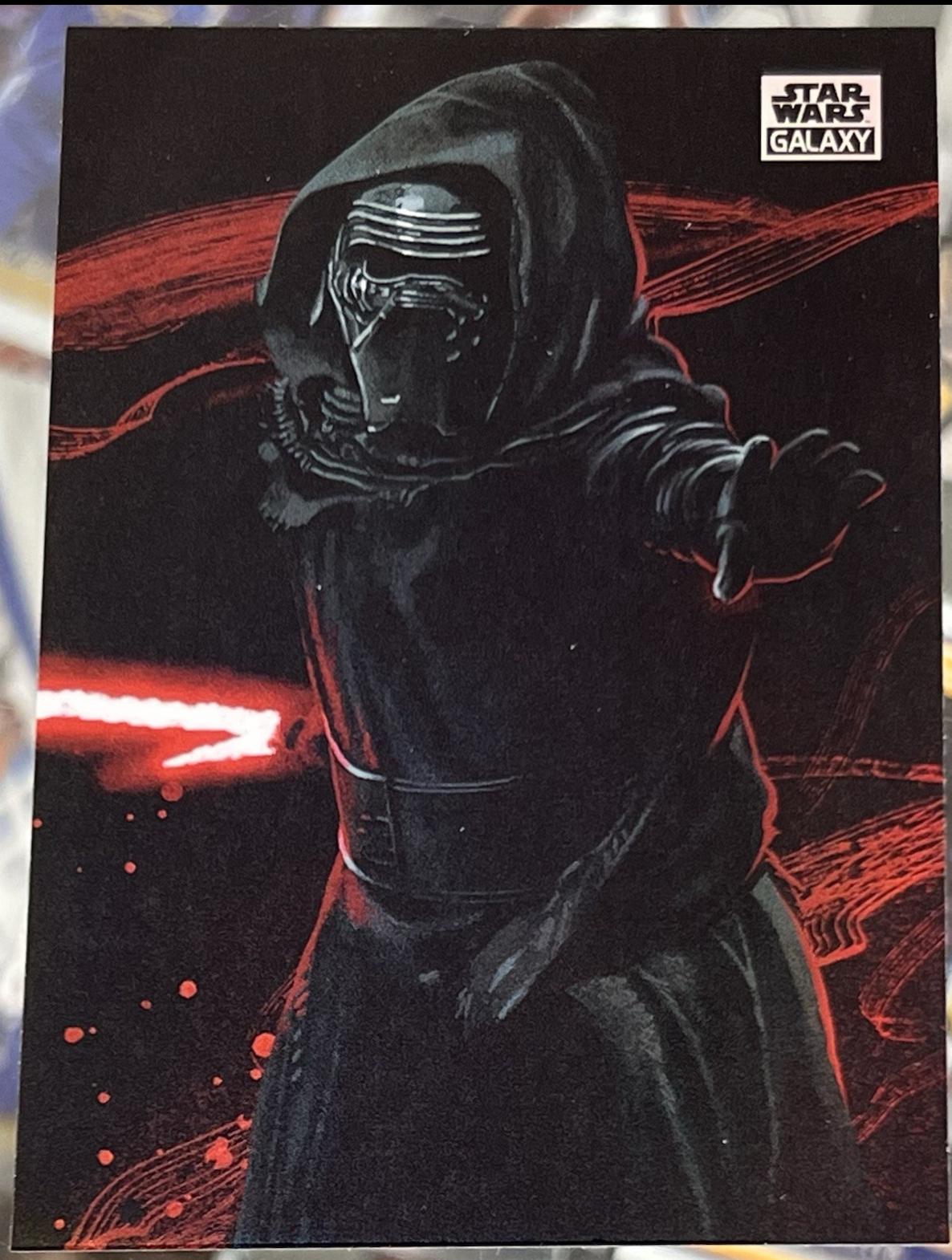 2025 Topps Galaxy Chrome Fear the Darkside Kylo Ren #FTD-1 card