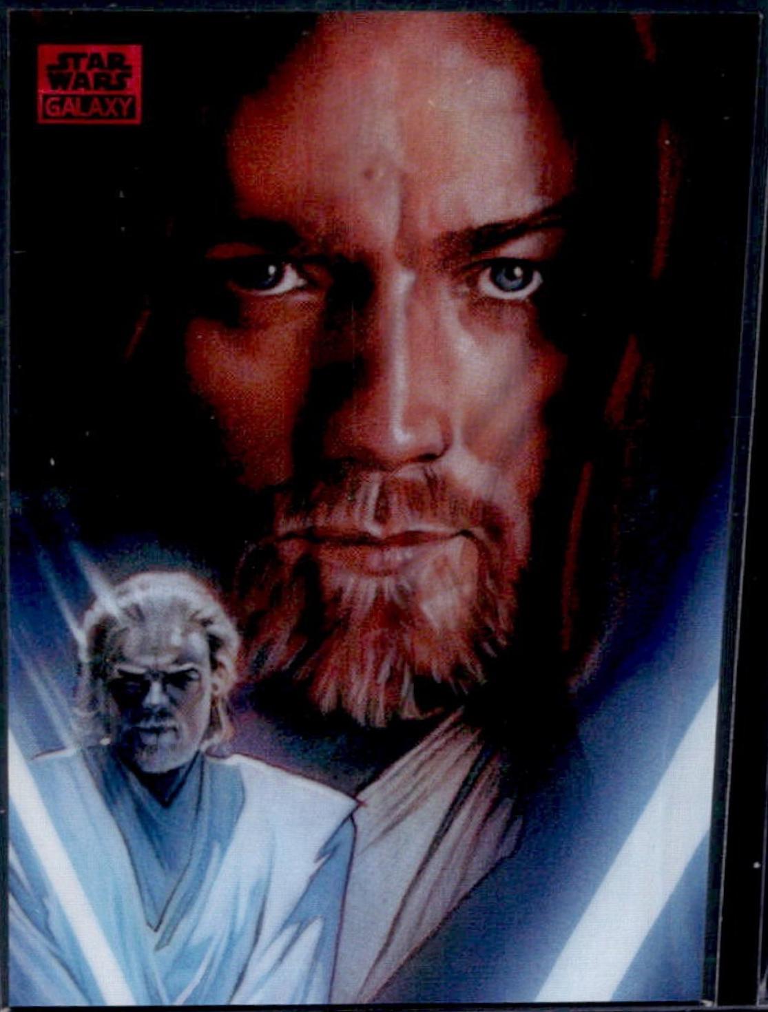 2025 Topps Galaxy Chrome Obi-Wan Kenobi [Magenta Lava Refractor] #9 card