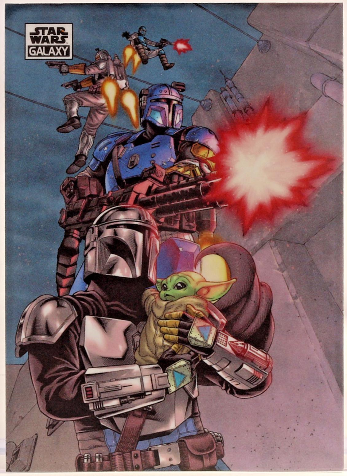 2025 Topps Galaxy Chrome The Mandalorian #39 card