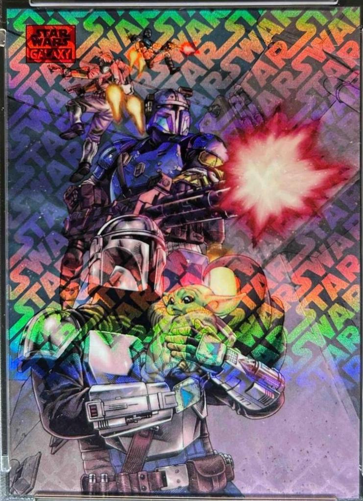 2025 Topps Galaxy Chrome The Mandalorian [Red LogoFractor] #39 card