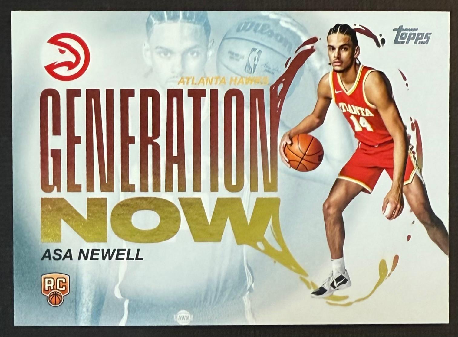2025 Topps Generation Now Asa Newell #GN-23 card
