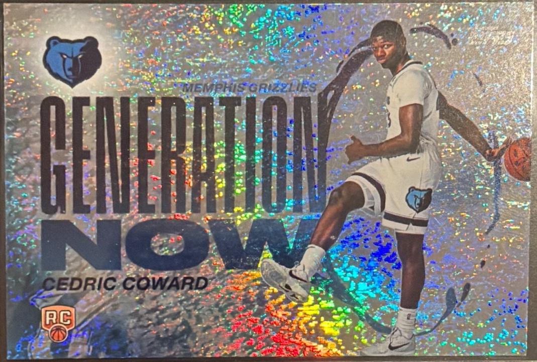 2025 Topps Generation Now Cedric Coward [Sandglitter] #GN-11 card