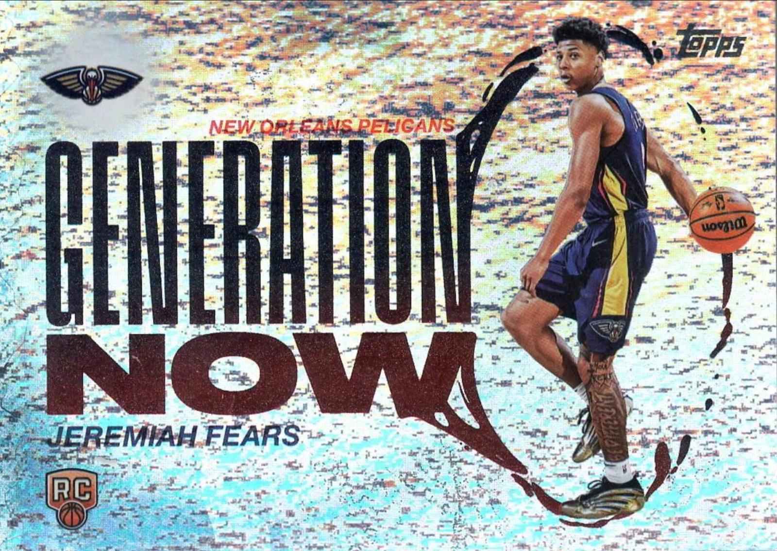 2025 Topps Generation Now Jeremiah Fears [Holo Foil] #GN-7 card