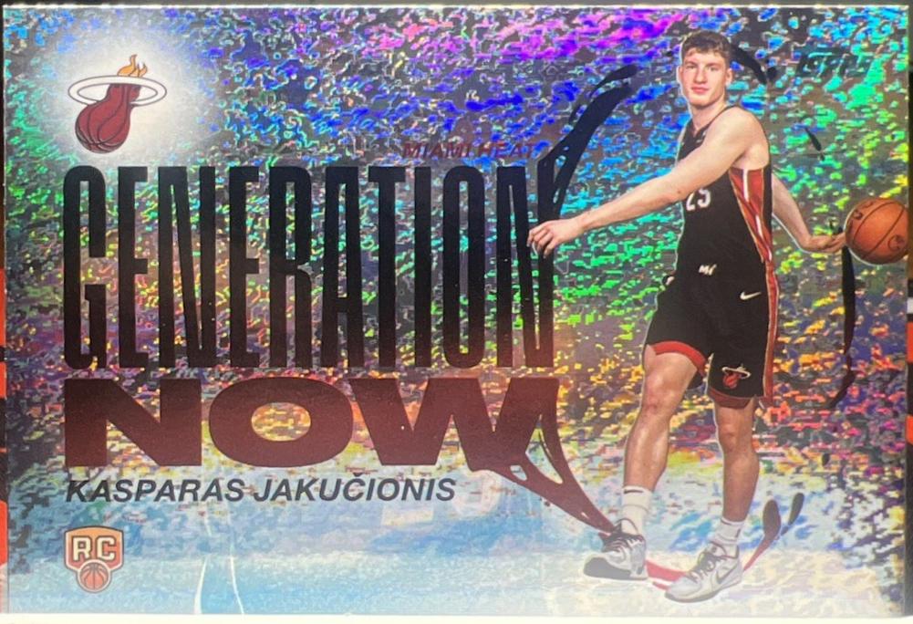 2025 Topps Generation Now Kasparas Jakucionis [Holo Foil] #GN-20 card