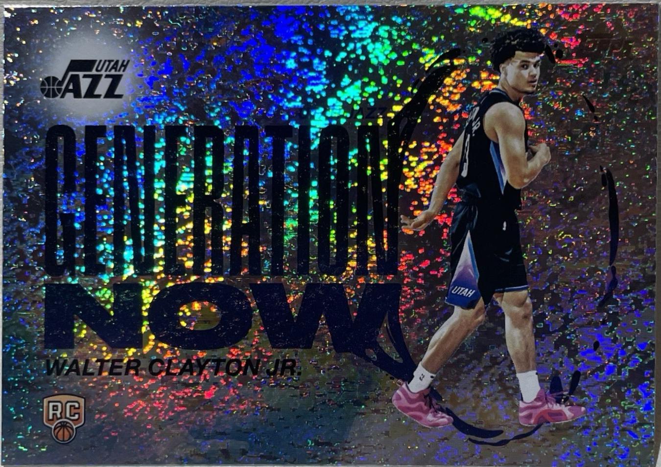 2025 Topps Generation Now Walter Clayton Jr. [Holo Foil] #GN-18 card
