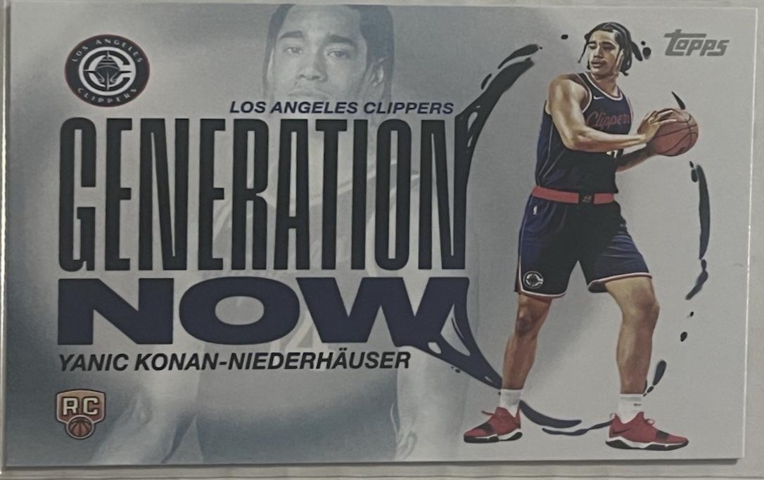 2025 Topps Generation Now Yanic Konan-Niederhauser #GN-30 card