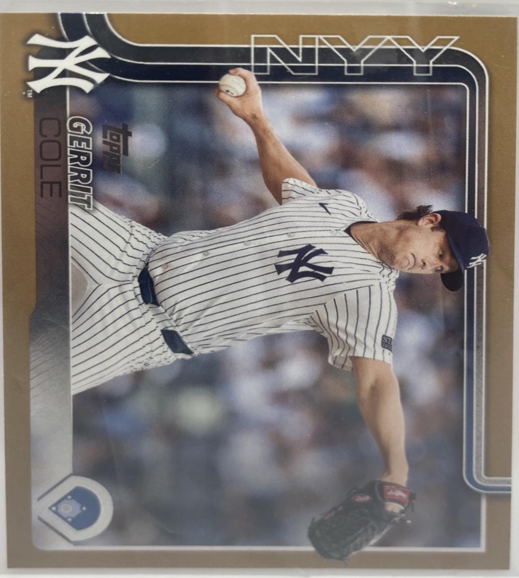 2025 Topps Gerrit Cole [Gold] #187 card