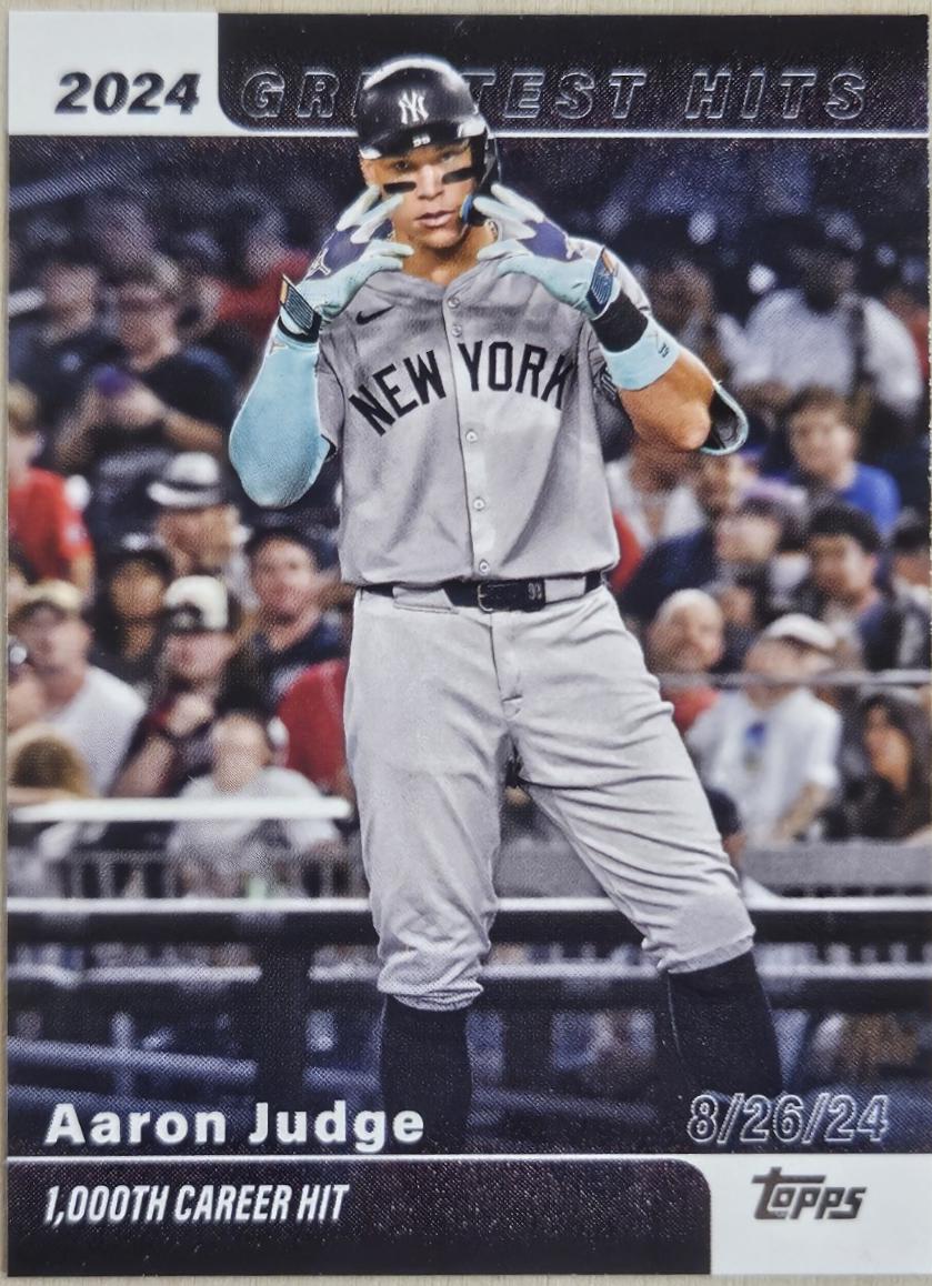 2025 Topps Greatest Hits Aaron Judge #GH-16 card