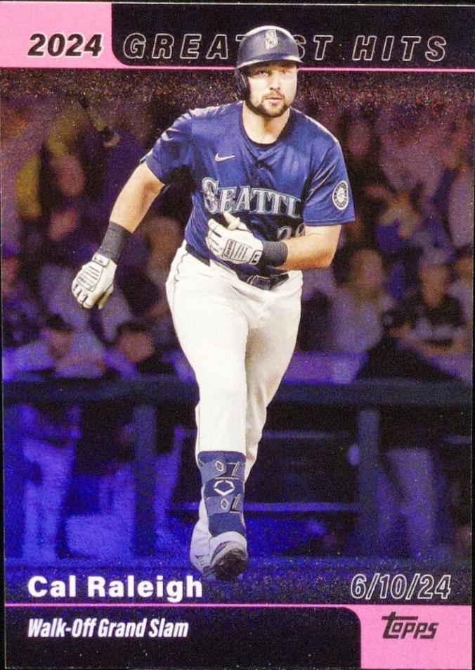 2025 Topps Greatest Hits Cal Raleigh [Pink Foil] #GH-4 card