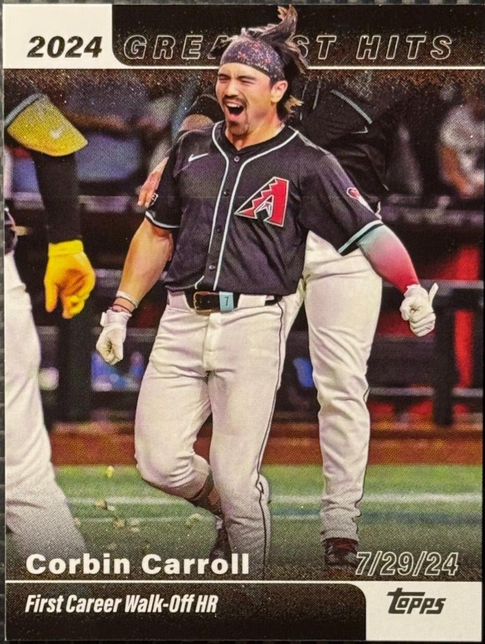 2025 Topps Greatest Hits Corbin Carroll #GH-7 card