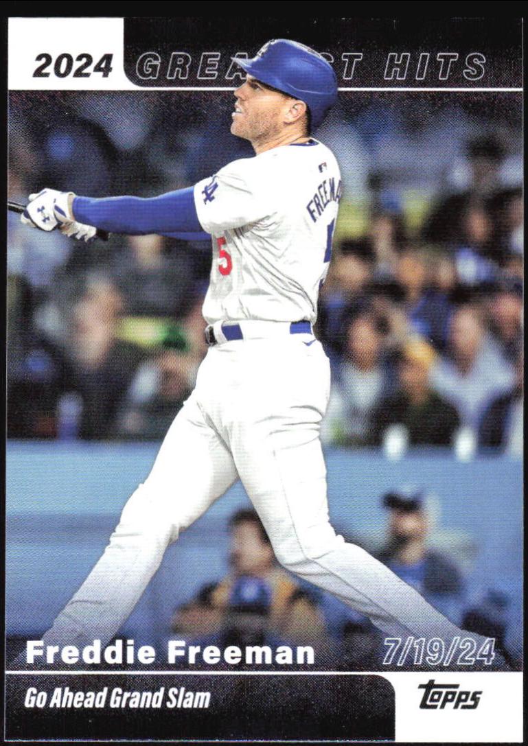 2025 Topps Greatest Hits Freddie Freeman #GH-10 card