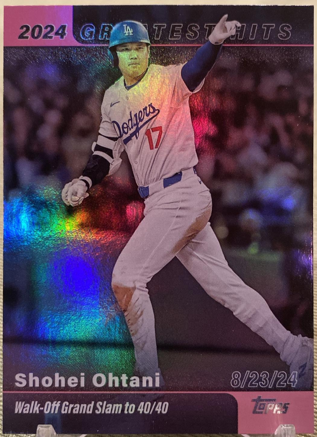 2025 Topps Greatest Hits Shohei Ohtani [Pink Foil] #GH-23 card