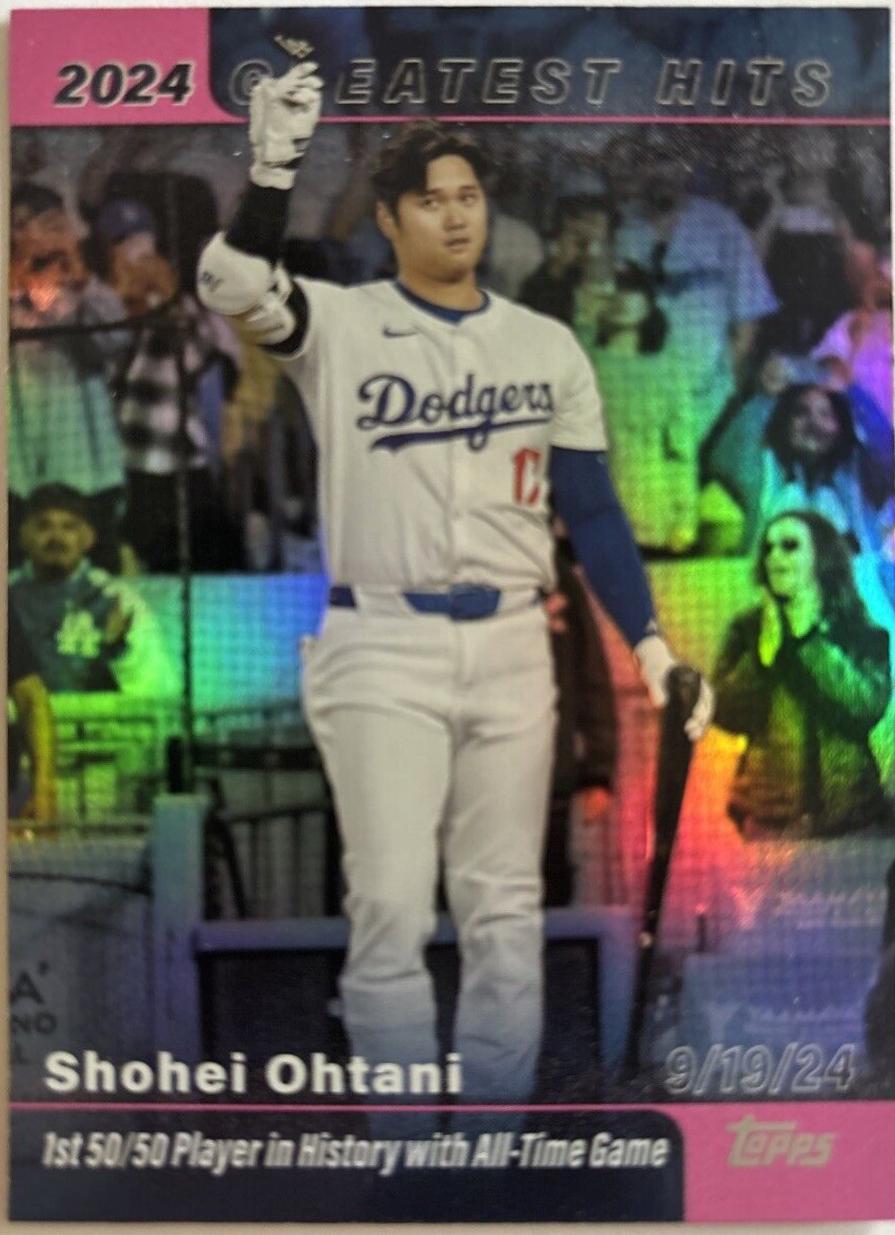2025 Topps Greatest Hits Shohei Ohtani [Pink Foil] #GH-25 card