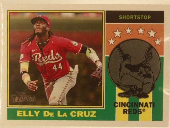 2025 Topps Heritage 1976 Player Icon Elly De La Cruz #76PI-25 card