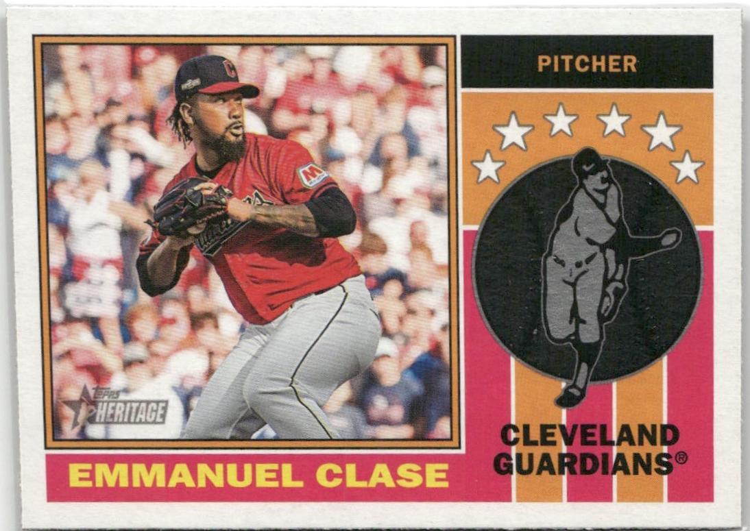 2025 Topps Heritage 1976 Player Icon Emmanuel Clase #76PI-21 card