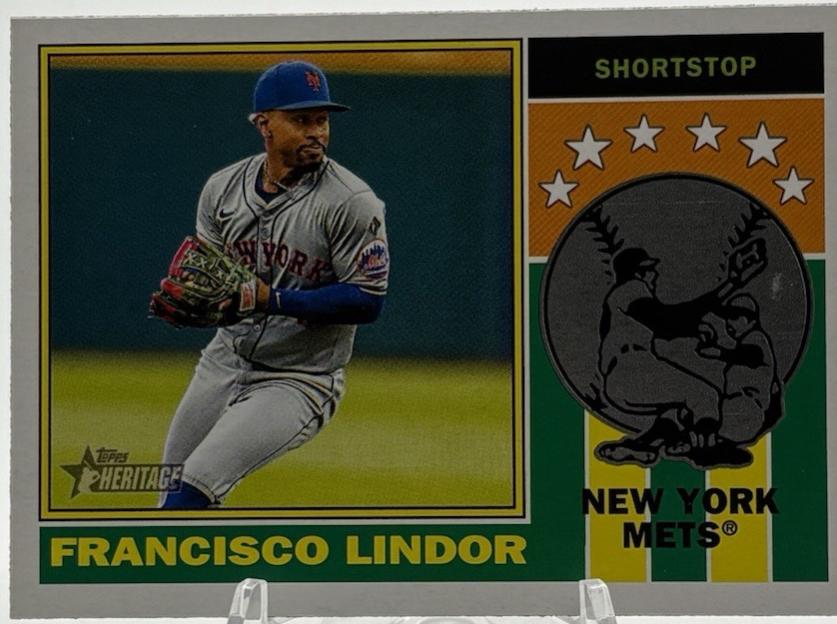 2025 Topps Heritage 1976 Player Icon Francisco Lindor #76PI-24 card