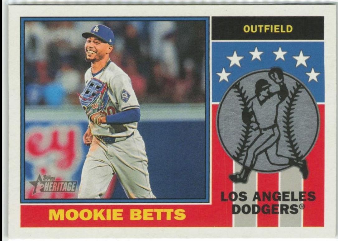 2025 Topps Heritage 1976 Player Icon Mookie Betts #76PI-13 card