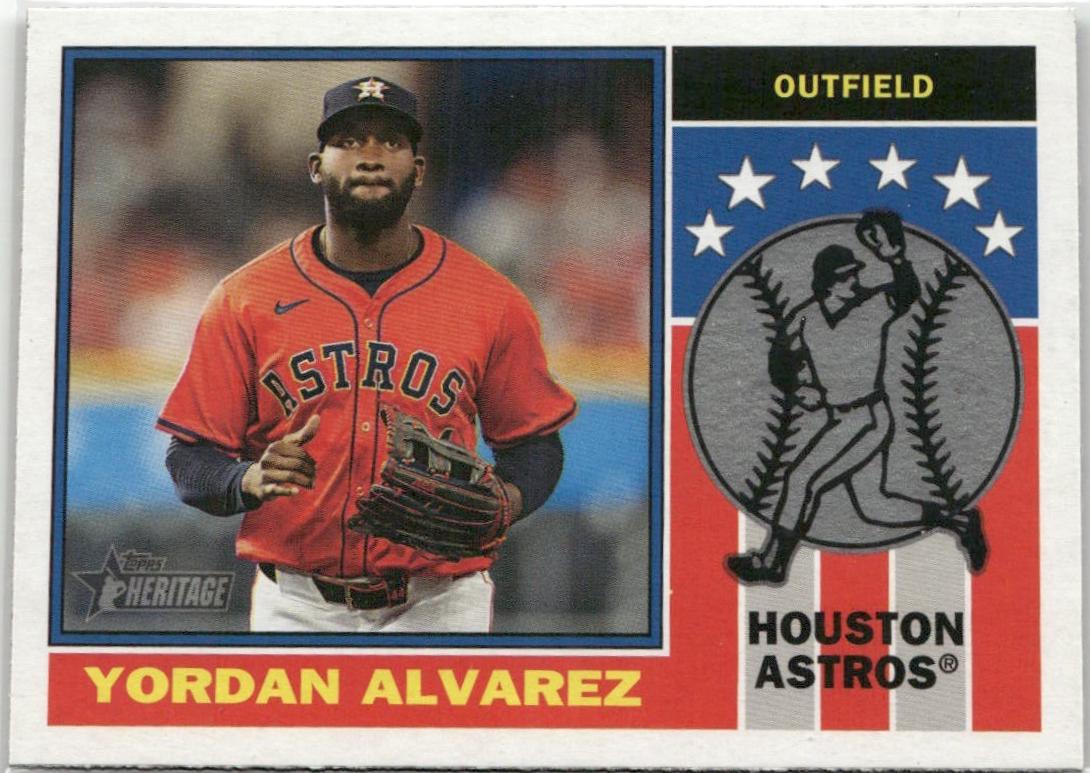 2025 Topps Heritage 1976 Player Icon Yordan Alvarez #76PI-14 card