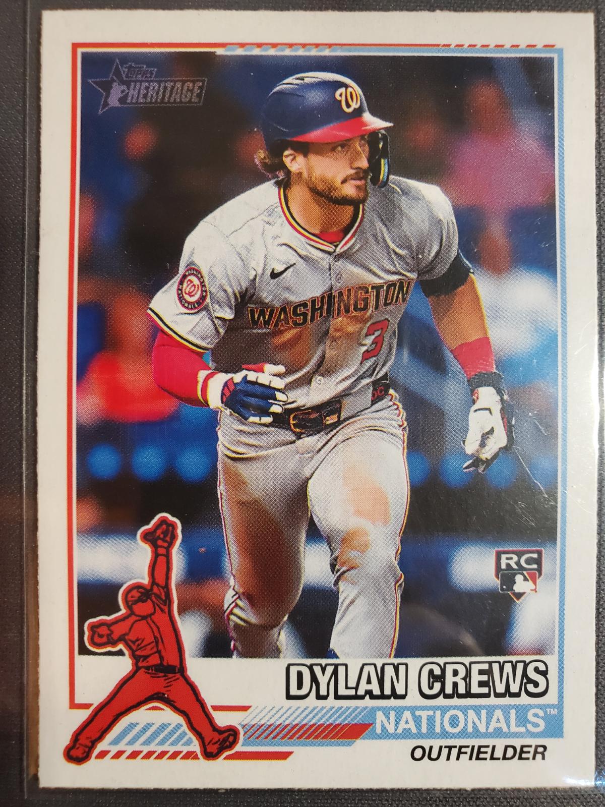 2025 Topps Heritage 1976 Redefined Dylan Crews #76R-12 card