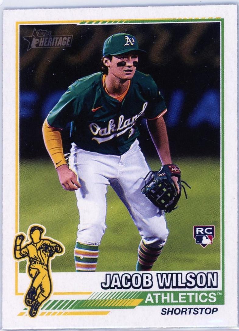 2025 Topps Heritage 1976 Redefined Jacob Wilson #76R-18 card