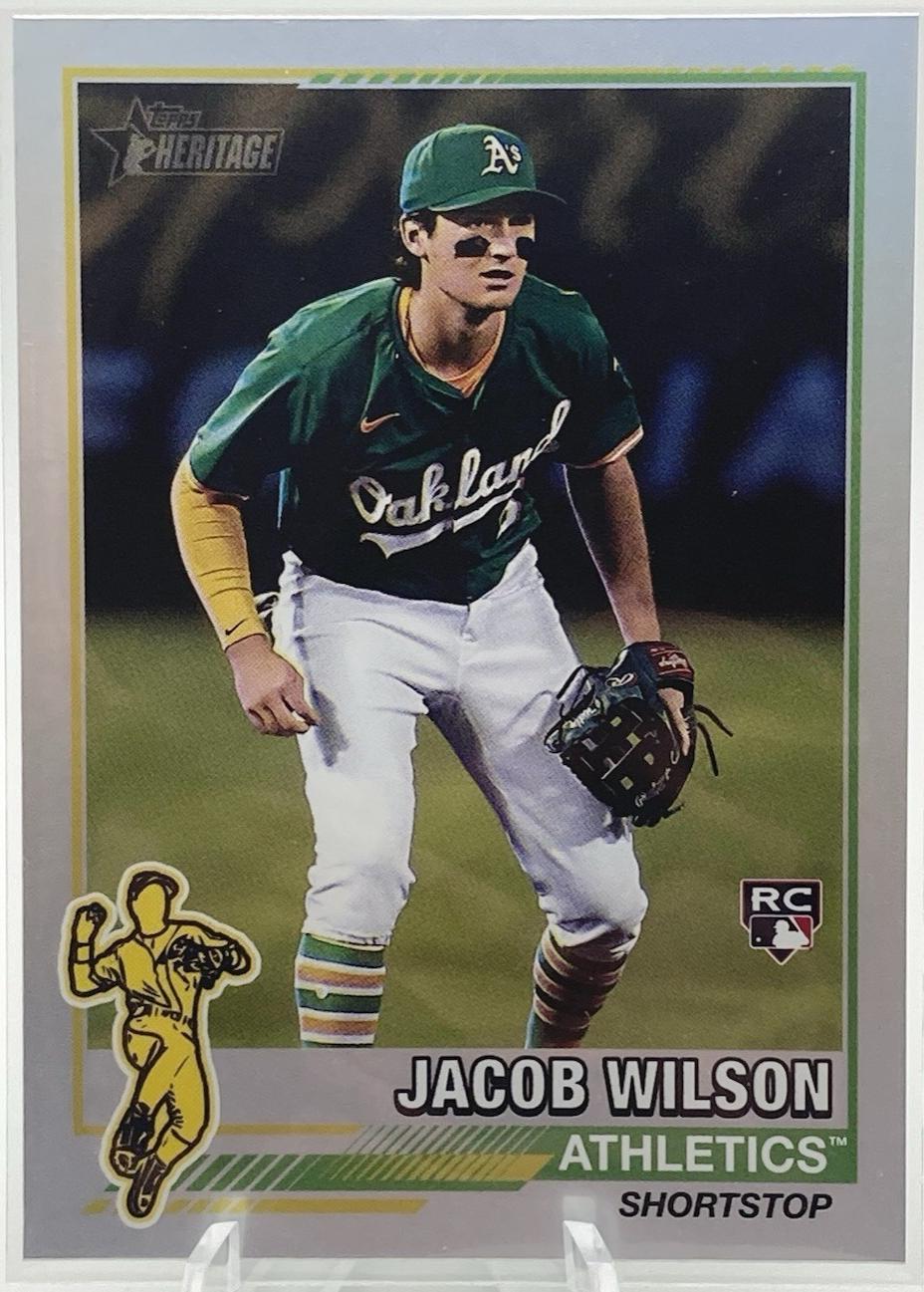 2025 Topps Heritage 1976 Redefined Jacob Wilson [Holographic] #76R-18 card
