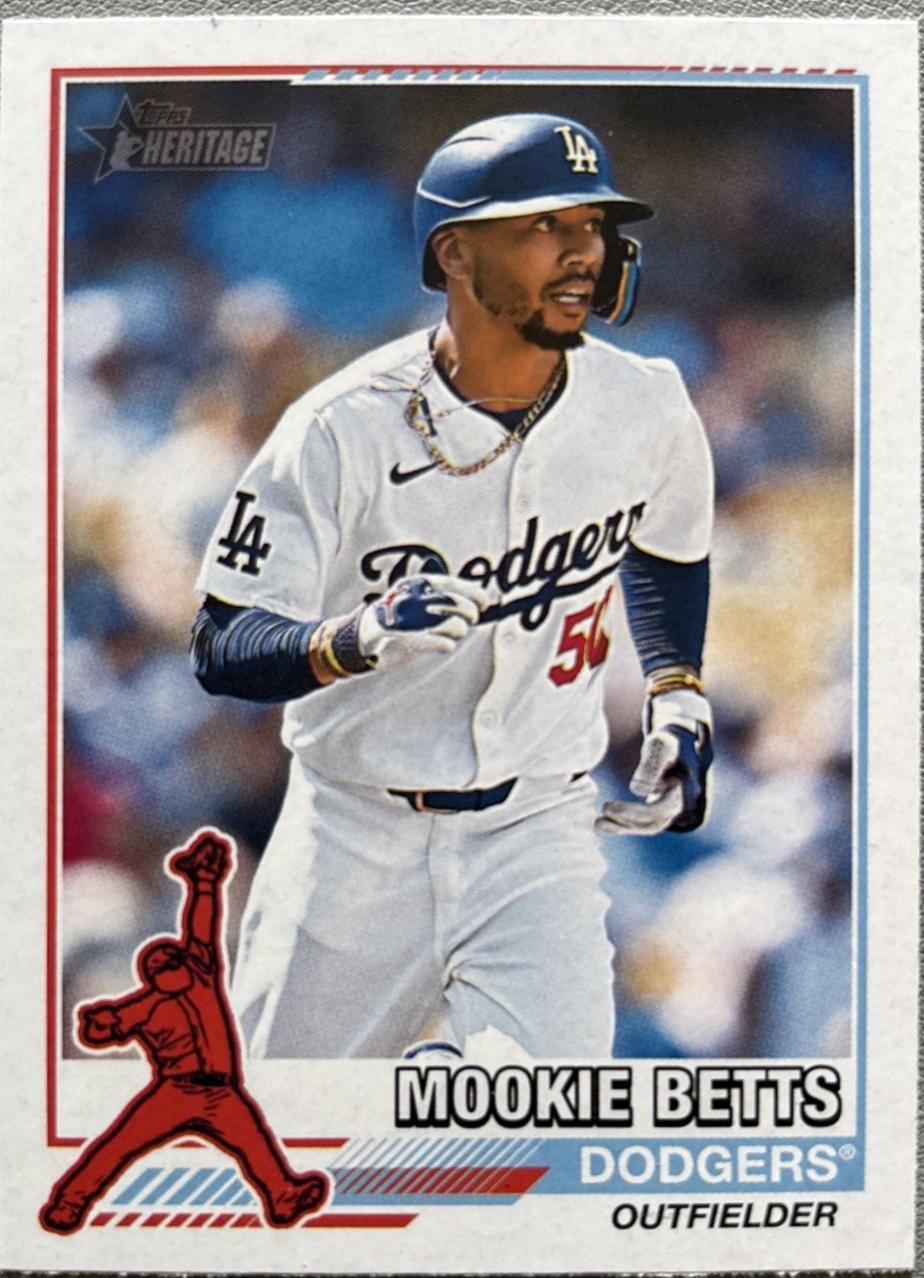 2025 Topps Heritage 1976 Redefined Mookie Betts #76R-24 card