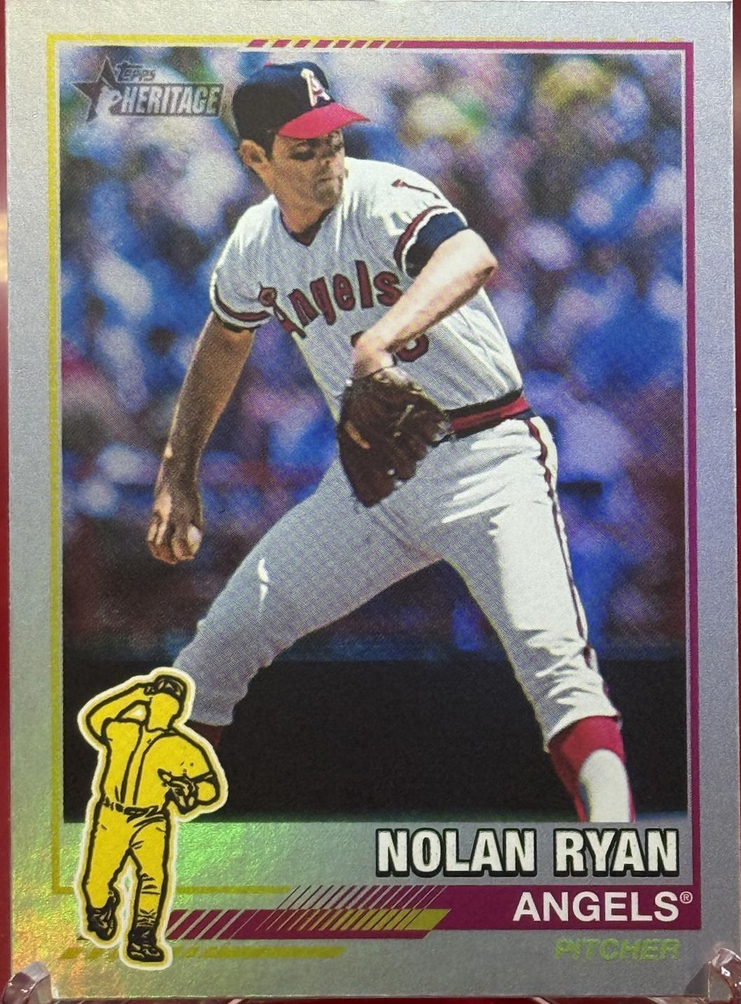 2025 Topps Heritage 1976 Redefined Nolan Ryan [Holographic] #76R-2 card
