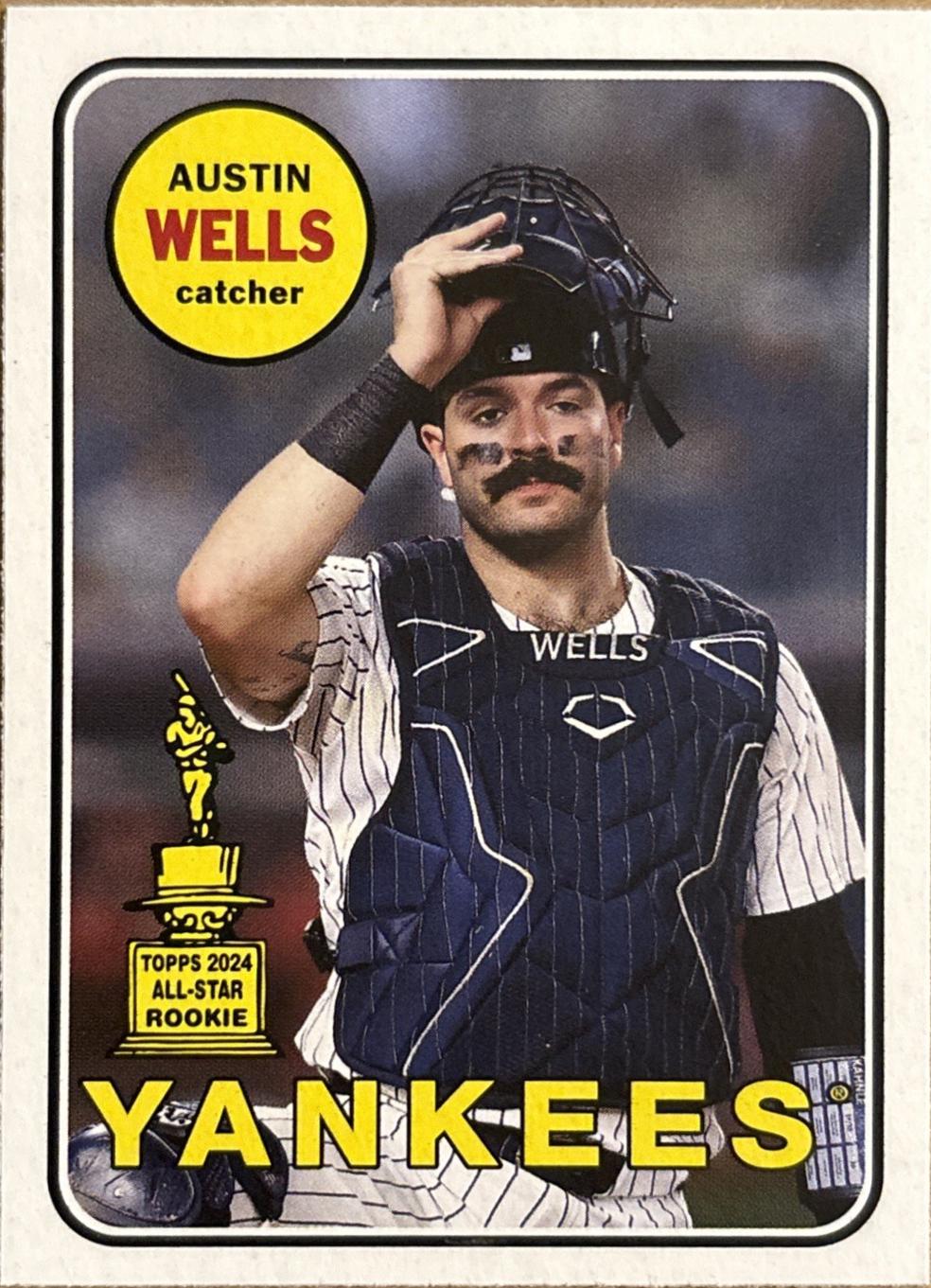 2025 Topps Heritage 25th Anniversary Austin Wells #H25-18 card