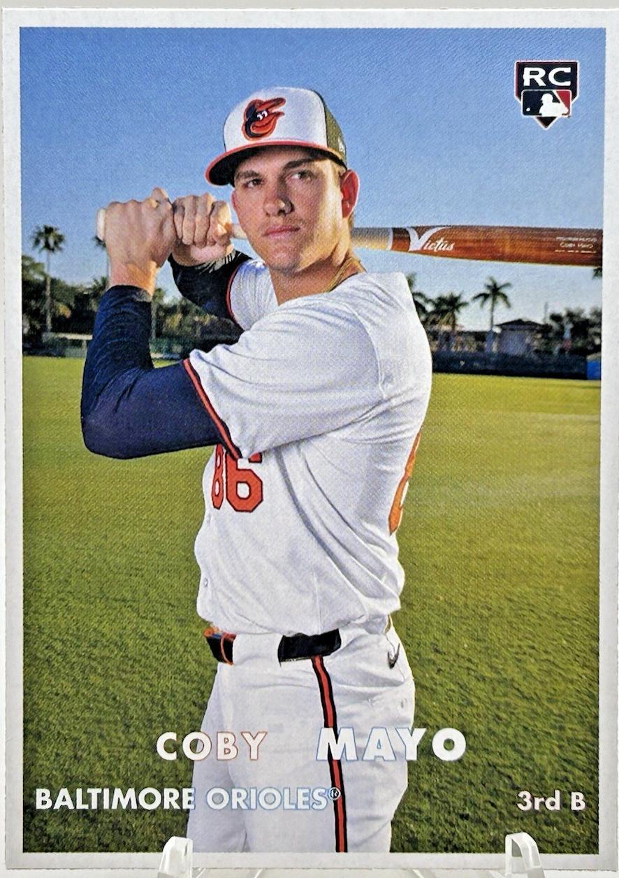 2025 Topps Heritage 25th Anniversary Coby Mayo #H25-6 card