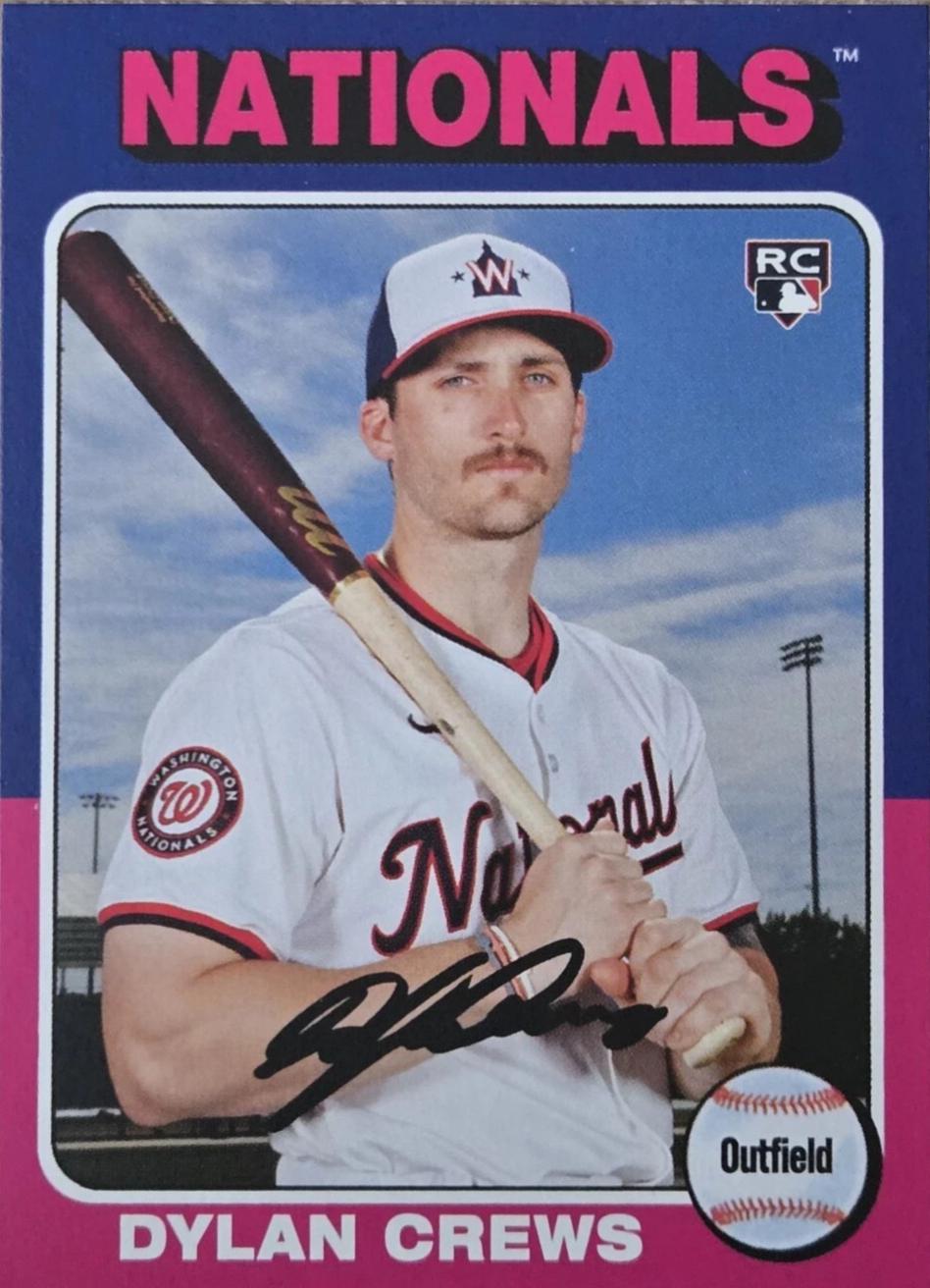 2025 Topps Heritage 25th Anniversary Dylan Crews #H25-24 card