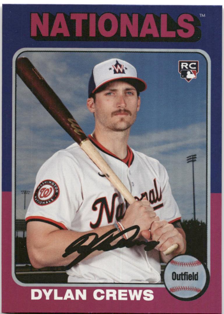 2025 Topps Heritage 25th Anniversary Dylan Crews [Holographic] #H25-24 card