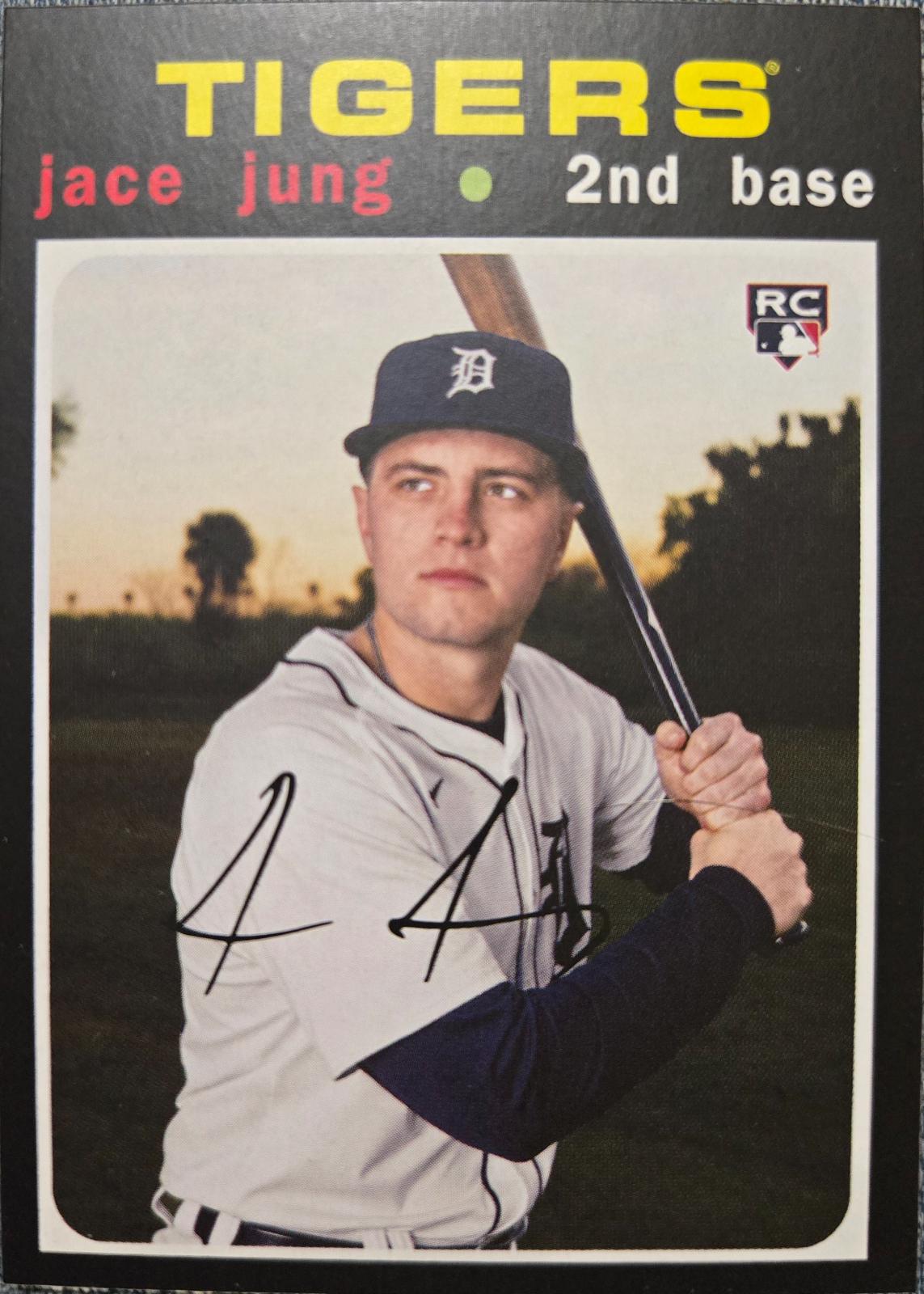 2025 Topps Heritage 25th Anniversary Jace Jung #H25-20 card